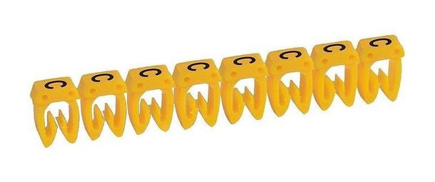 Маркер CAB 3 - для кабеля 4-6 мм² - заглавная буква C